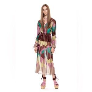 MISSONI Colorful Geometric Top size 42